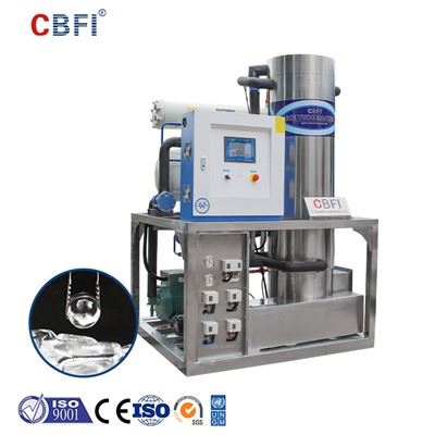 1 tấn đến 60 tấn công suất hàng ngày máy ống nước đá ăn để sản xuất đá cấp thực phẩm