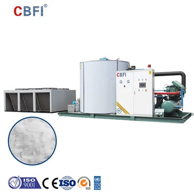Hệ thống lưu trữ băng tự động Máy làm băng làm mát hóa học bê tông