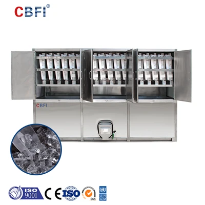 Máy làm đá viên vuông Kích thước 22 * 22 * 22 Mm cho đá viên hiệu suất cao